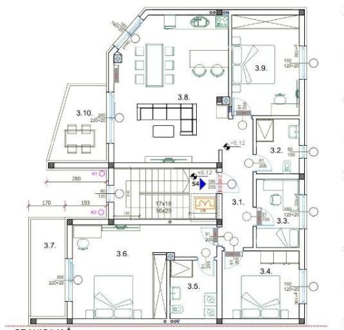 Flat for sale 117 m² – Centar