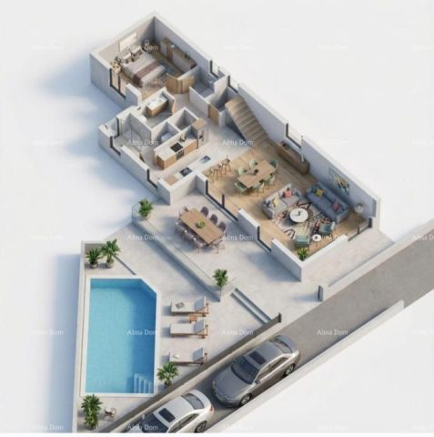 Pozemek na prodej 550 m² – Marceljani