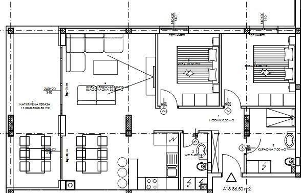 Apartmán na predaj 86 m² – Veli Vrh