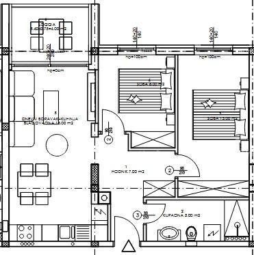 Apartmán na prodej 55 m² – Veli Vrh