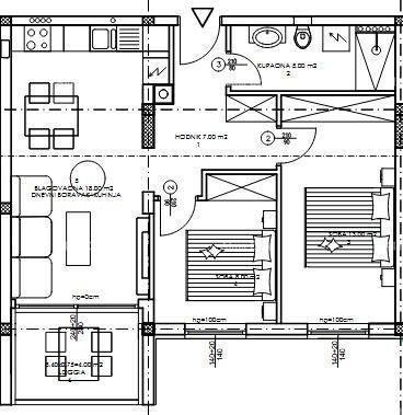 Apartmán na prodej 55 m² – Veli Vrh