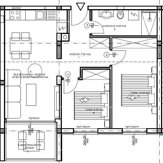 Appartement À vendre VELI VRH
