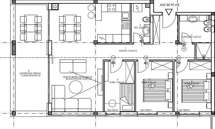 Flat for sale 85 m² – Veli Vrh