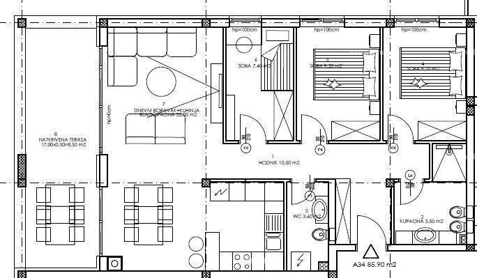 Mieszkanie na sprzedaż 85 m² – Veli Vrh