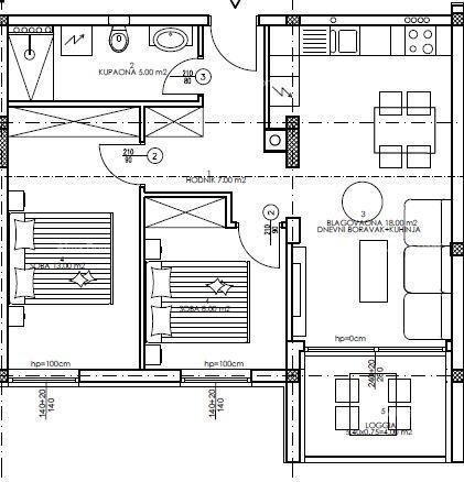 Flat for sale 55 m² – Veli Vrh