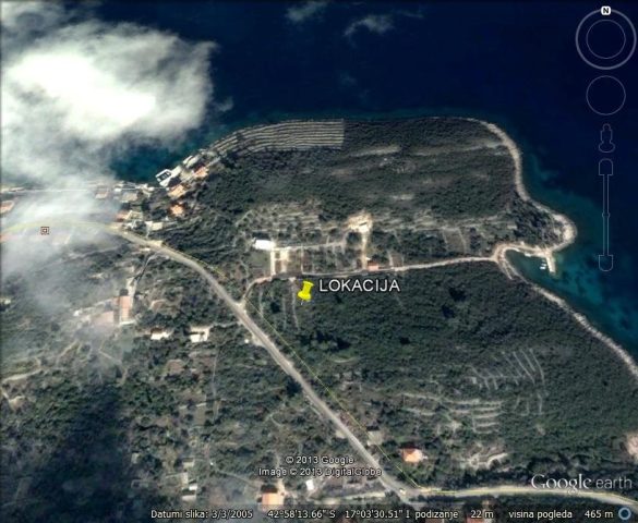 Parcela na predaj 903 m² – Račišće