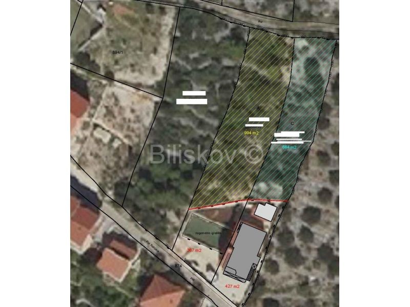 Parcela Naprodaj - SPLITSKO-DALMATINSKA  Seget