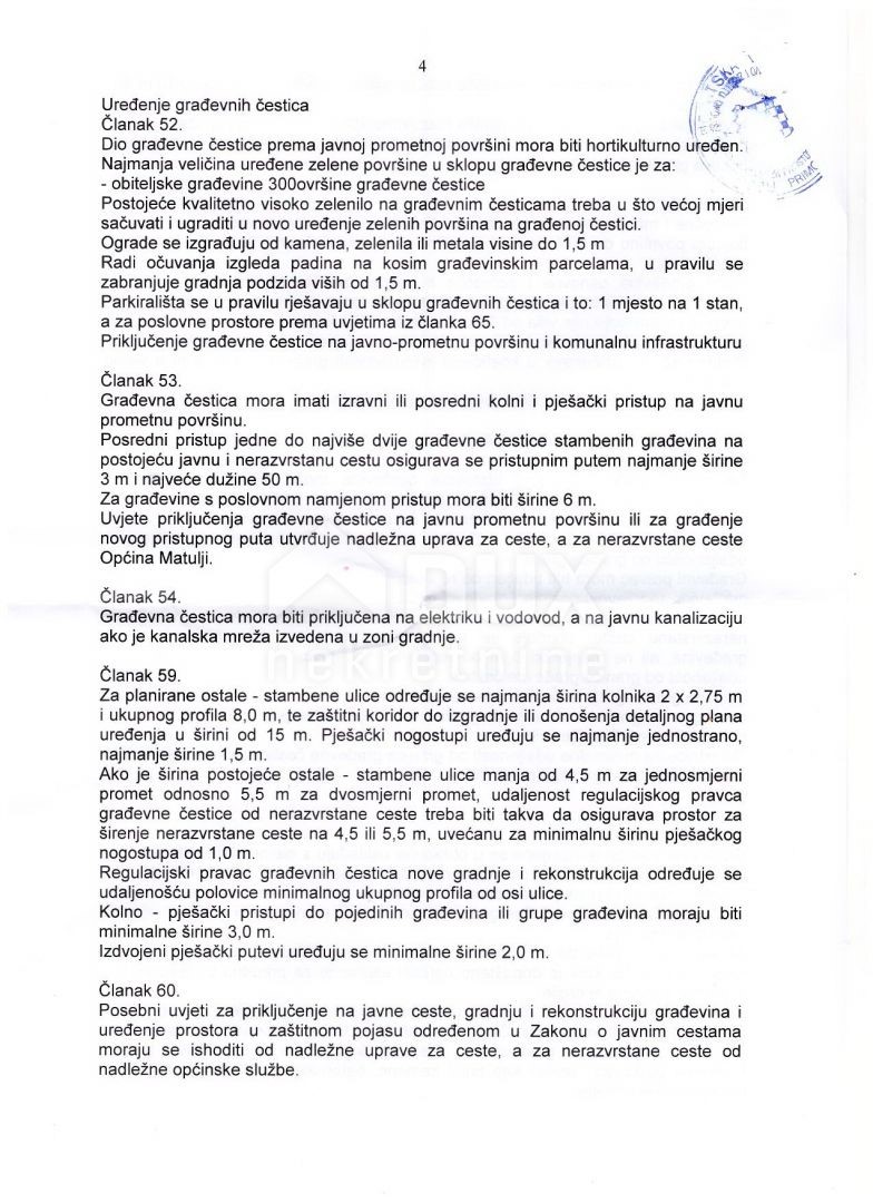 Zemljište Na prodaju - PRIMORSKO-GORANSKA  MATULJI 