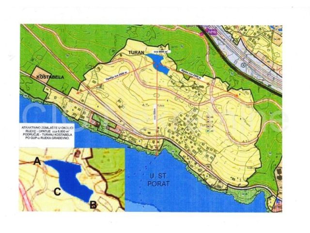 Parcela na predaj 6800 m² – Draga