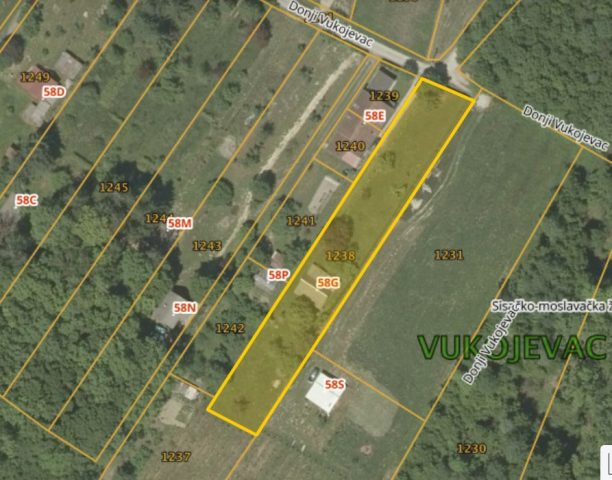 Pozemek na prodej 60 m² – Donji Vukojevac
