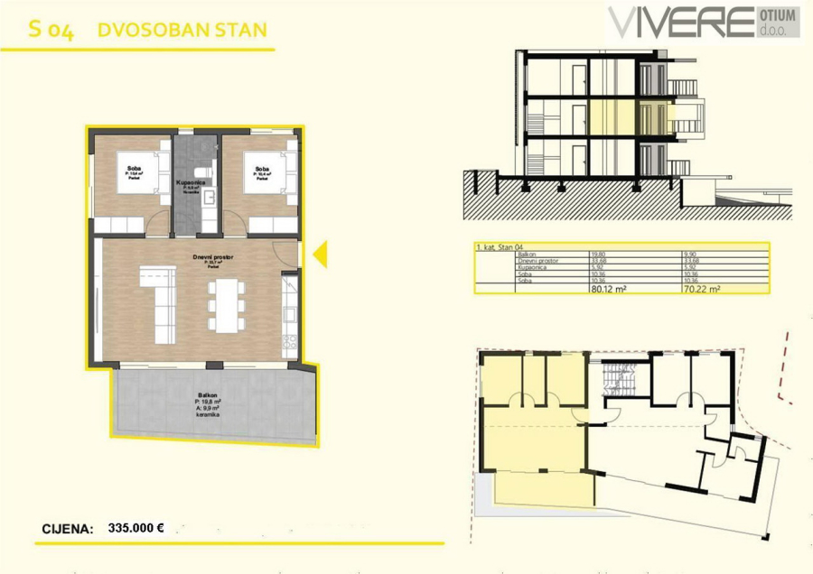 Flat For sale - Šibensko-kninska Rogoznica
