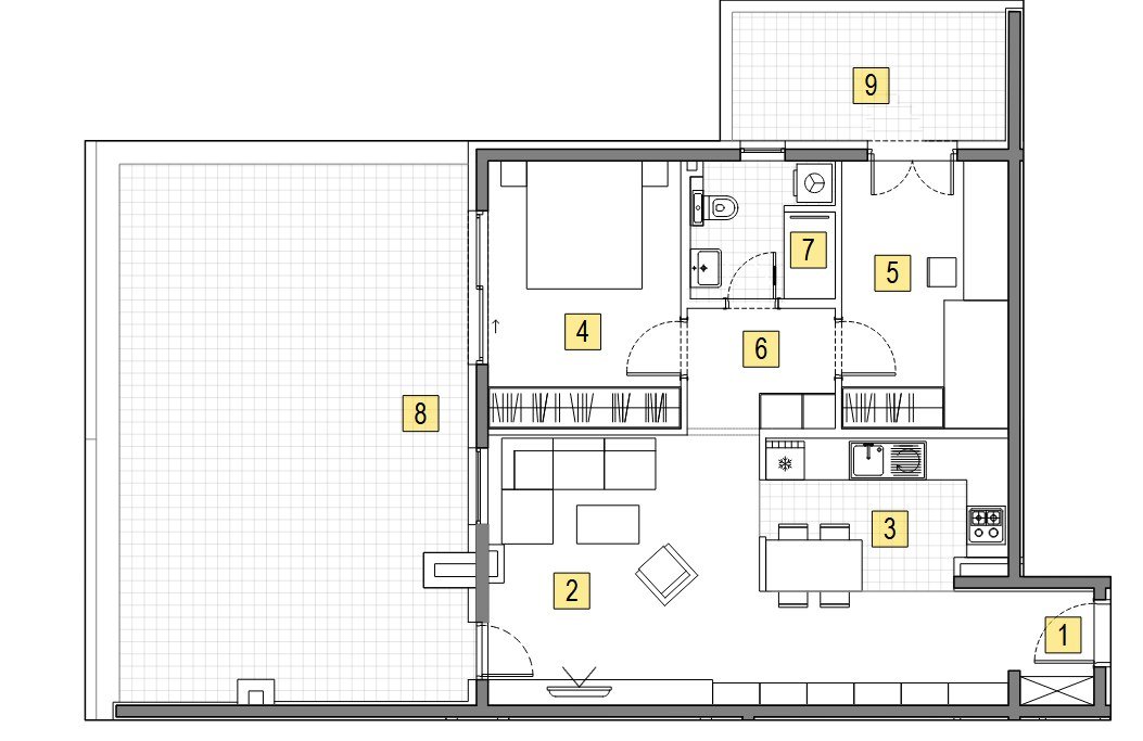Apartmán Na predaj - Grad Zagreb Novi Zagreb - Istok - foto 3/5