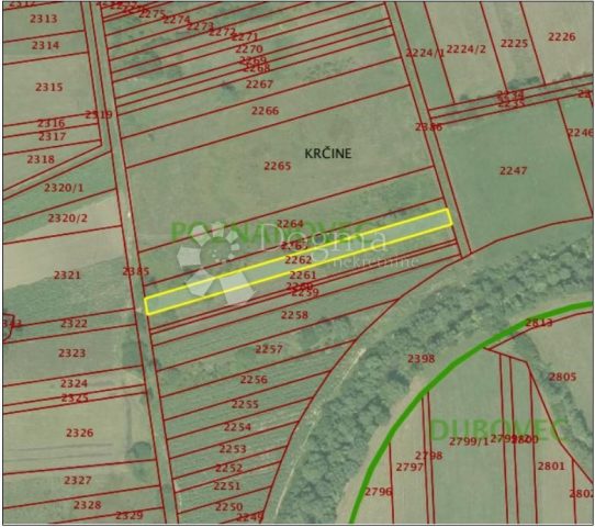 Terrain à vendre 1748 m² – Poznanovec
