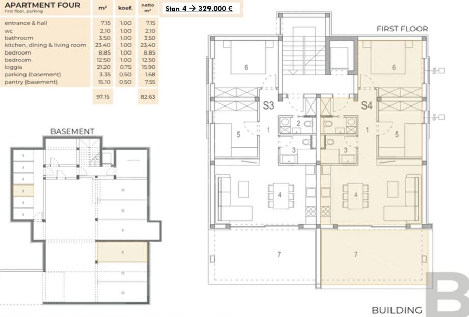 Apartmán K pronájmu - ZADARSKA POLIčNIK