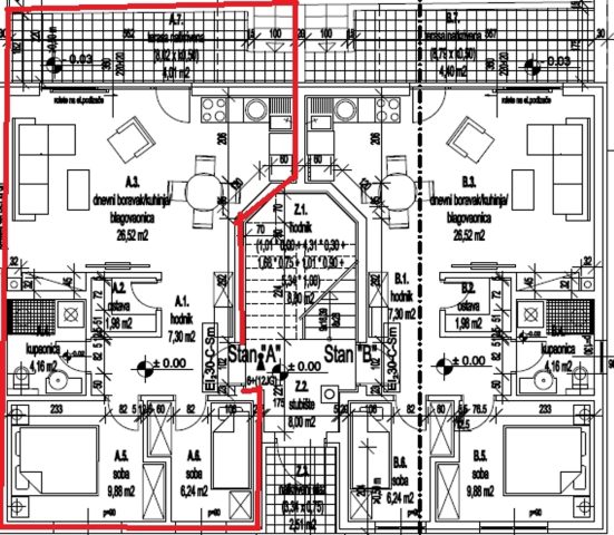 Apartment zu verkaufen 60 m² – Valbandon