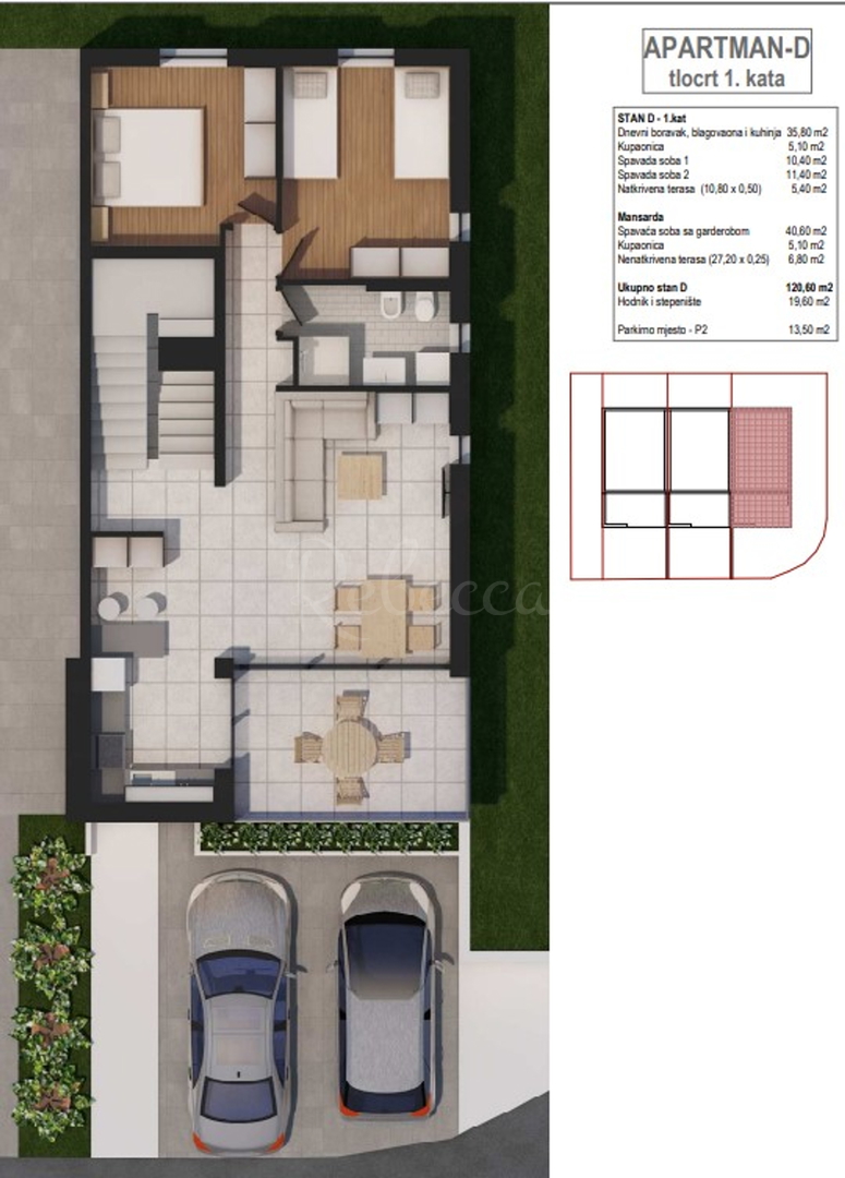 Apartmán Na predaj -  Zambratija