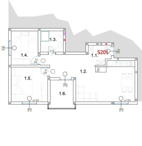 Apartmán na predaj 64 m² – Vodnjan