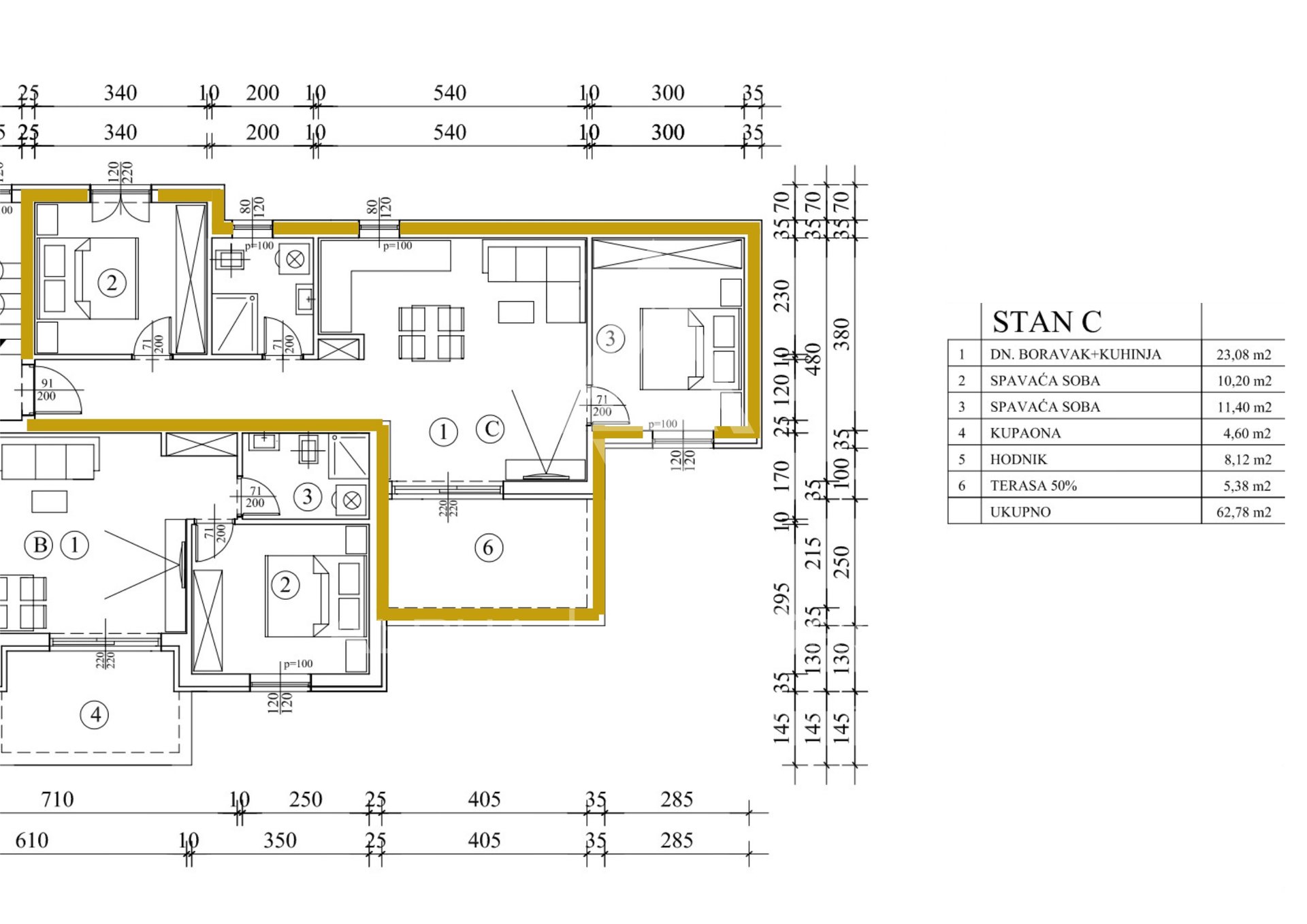 Flat For rent - ISTARSKA CEROVLJE