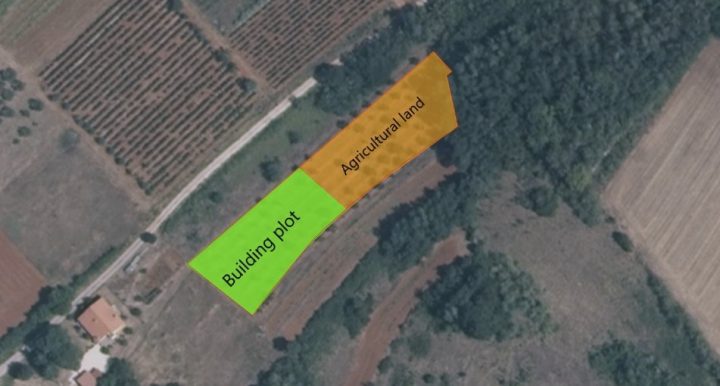Terrain à louer 1100 m² – Višnjan