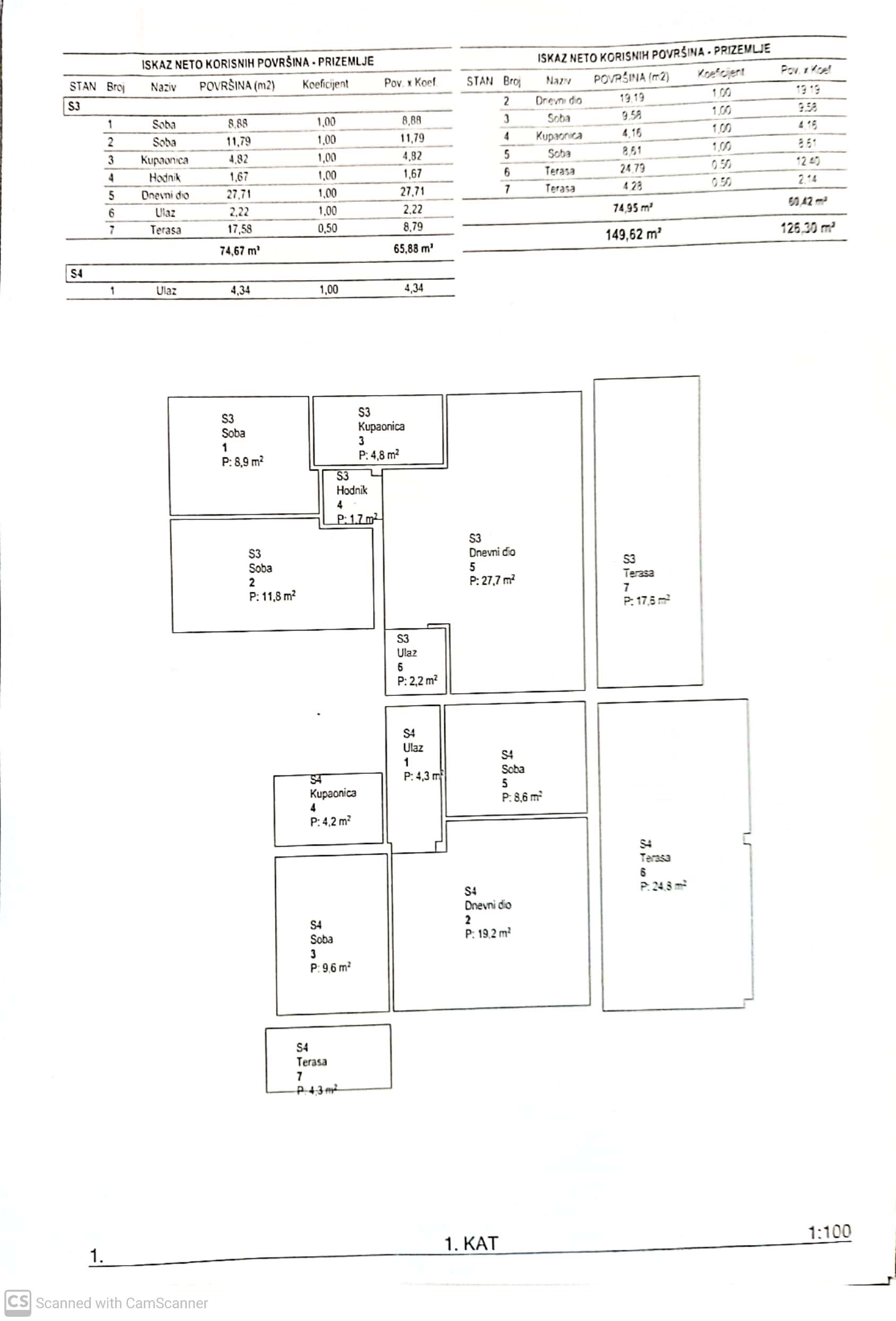 Apartmán Na prodej - SPLITSKO-DALMATINSKA  MARINA 