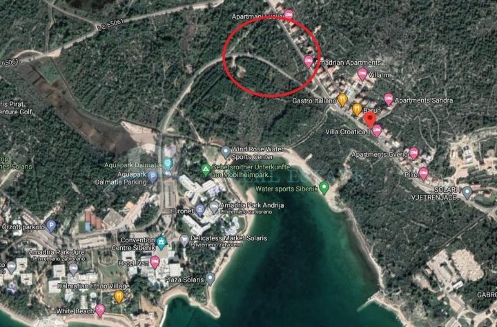 Parcela na predaj 839 m² – Šibenik
