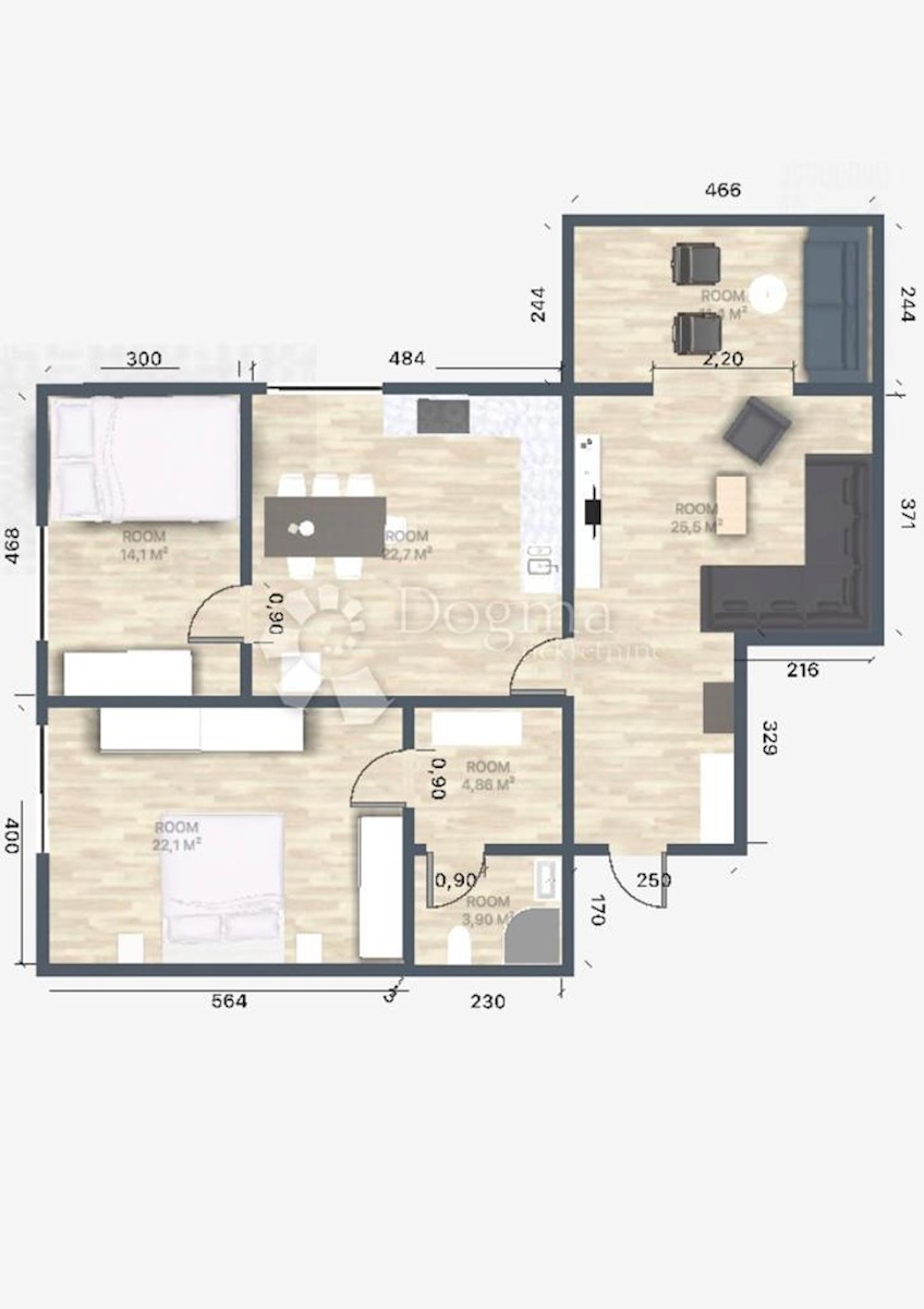 Apartma Naprodaj - PRIMORSKO-GORANSKA  Rab