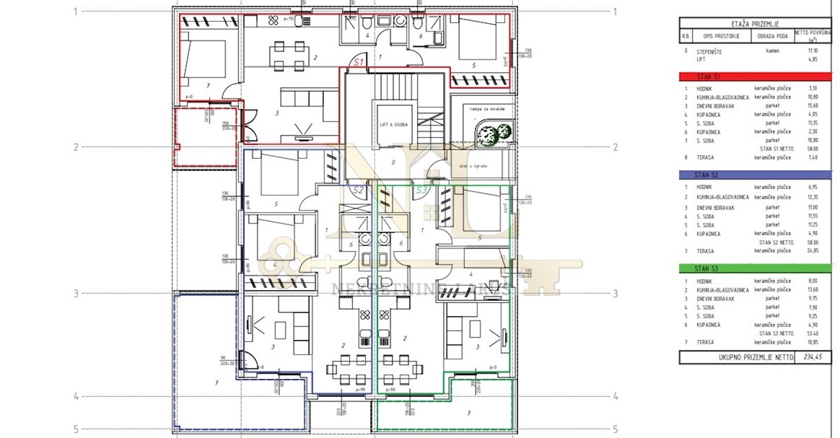 Appartement À vendre - SPLITSKO-DALMATINSKA  ČIOVO 