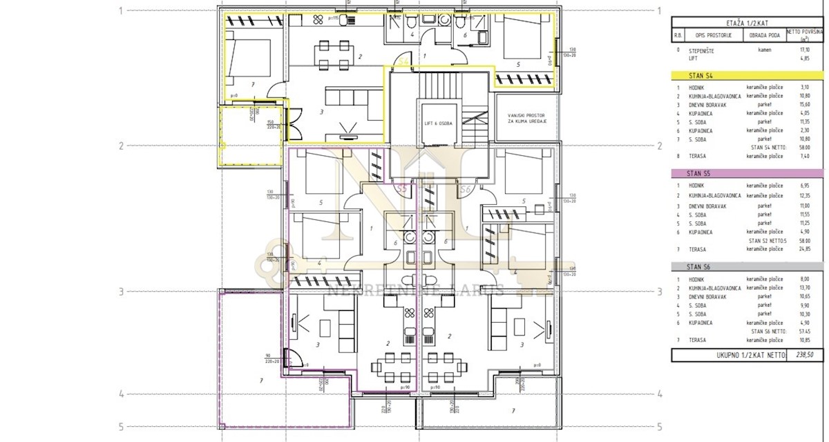 Appartement À vendre - SPLITSKO-DALMATINSKA  ČIOVO 