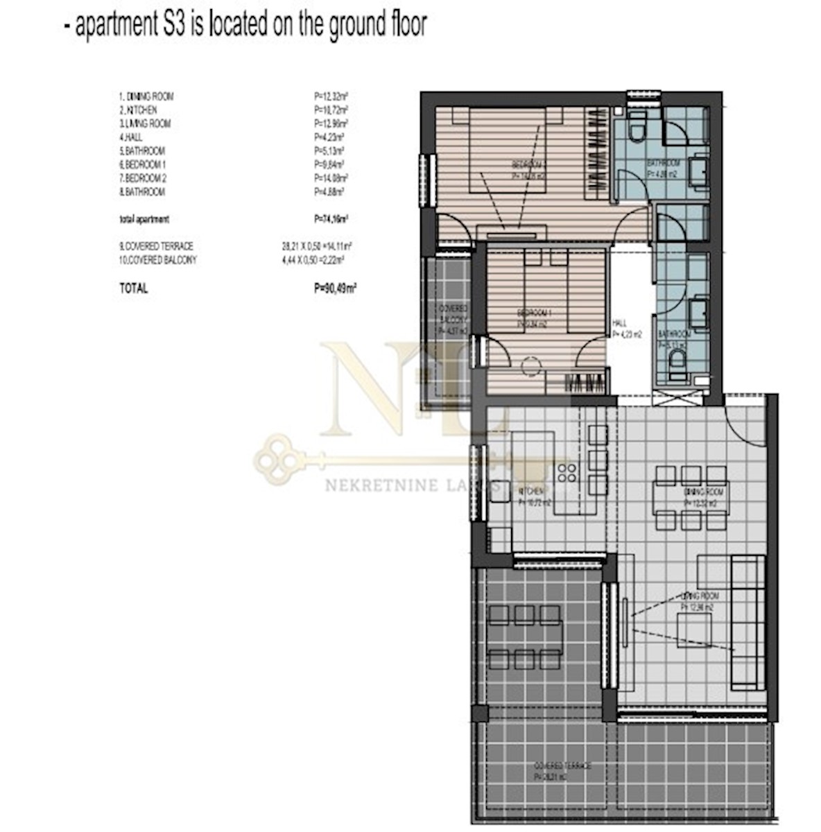 Apartment Zu verkaufen - SPLITSKO-DALMATINSKA  ČIOVO 