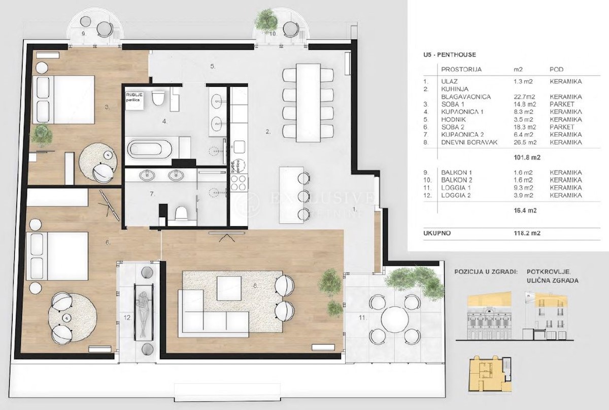 Apartmán Na prodej - PRIMORSKO-GORANSKA  Crikvenica