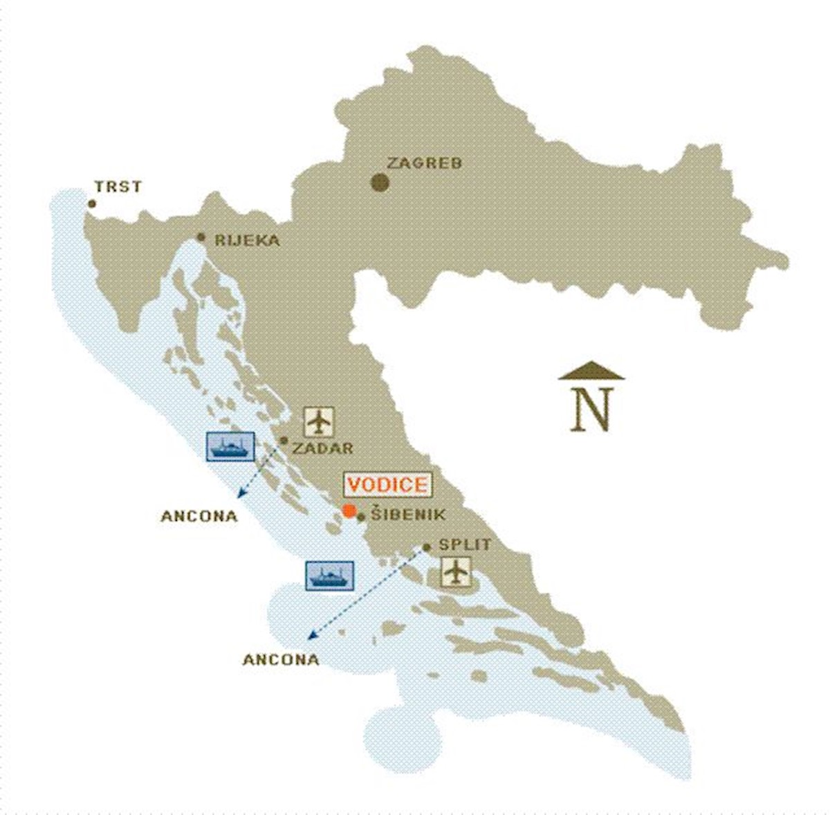 Stan Na prodaju - ŠIBENSKO-KNINSKA  VODICE 