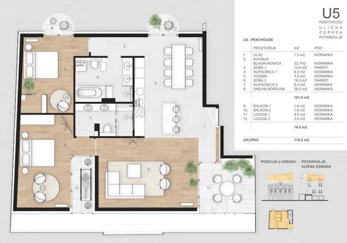 Apartma Naprodaj - Primorsko-goranska Crikvenica - foto 3/3