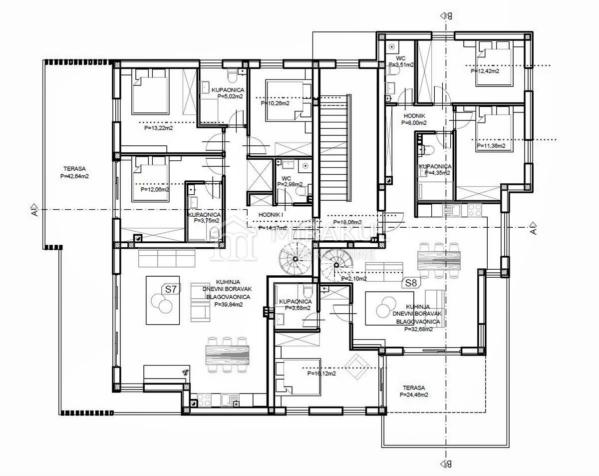 Appartement À vendre - ŠIBENSKO-KNINSKA  VODICE 