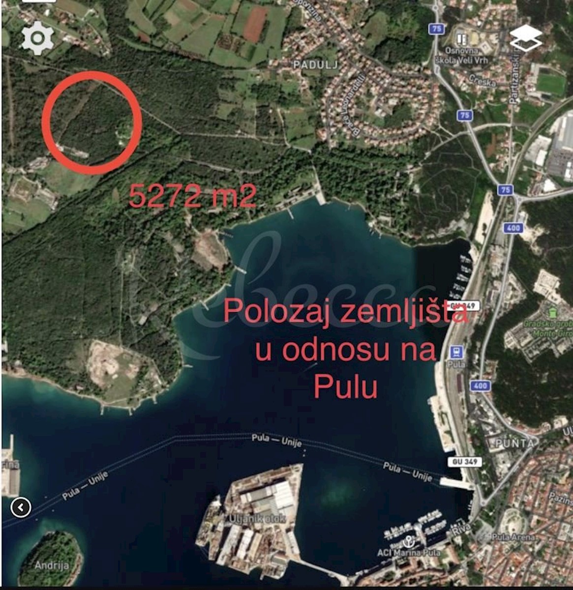 Zemljište Na prodaju - ISTARSKA  PULA 