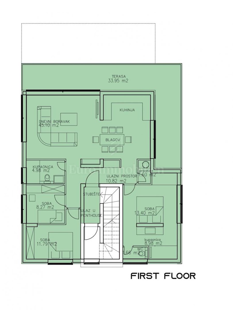 Apartmán Na prodej - ZADARSKA  POSEDARJE 