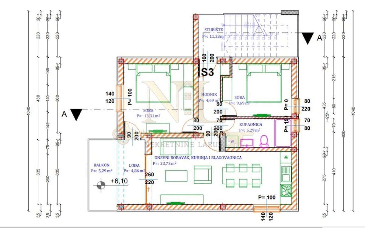 Apartmán Na prodej - SPLITSKO-DALMATINSKA  MARINA 