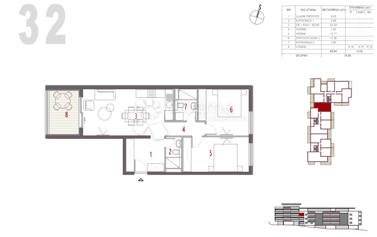 Apartment Zu verkaufen - SPLITSKO-DALMATINSKA  TROGIR 