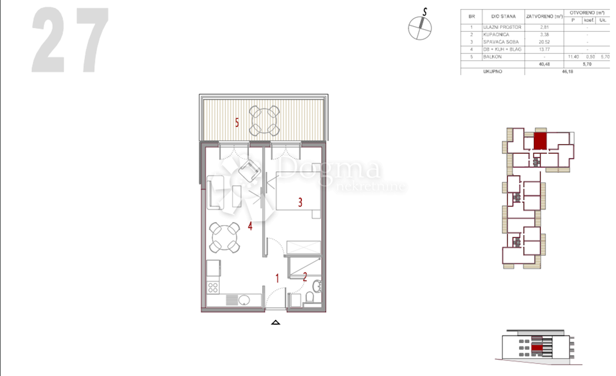 Apartmán Na prodej - SPLITSKO-DALMATINSKA  TROGIR 