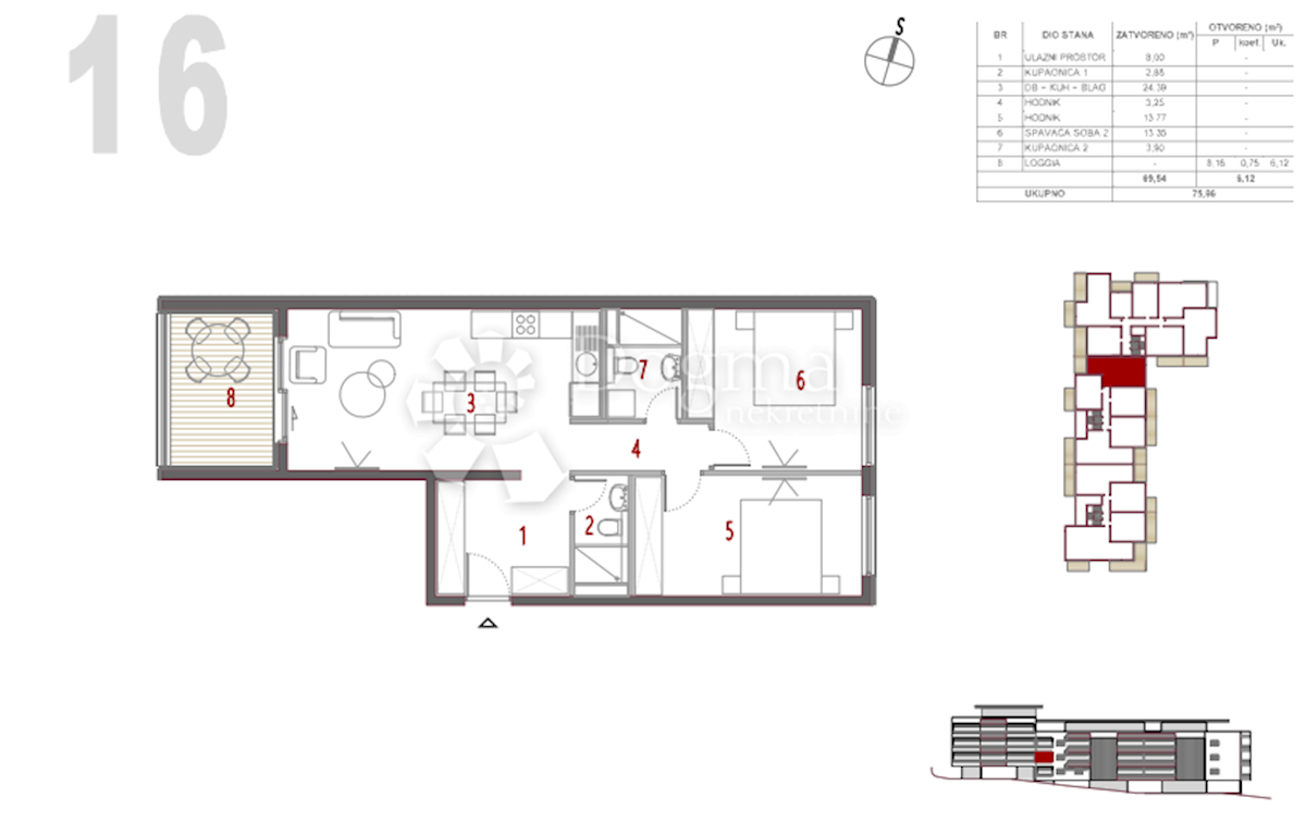 Apartmán Na prodej - SPLITSKO-DALMATINSKA  TROGIR 