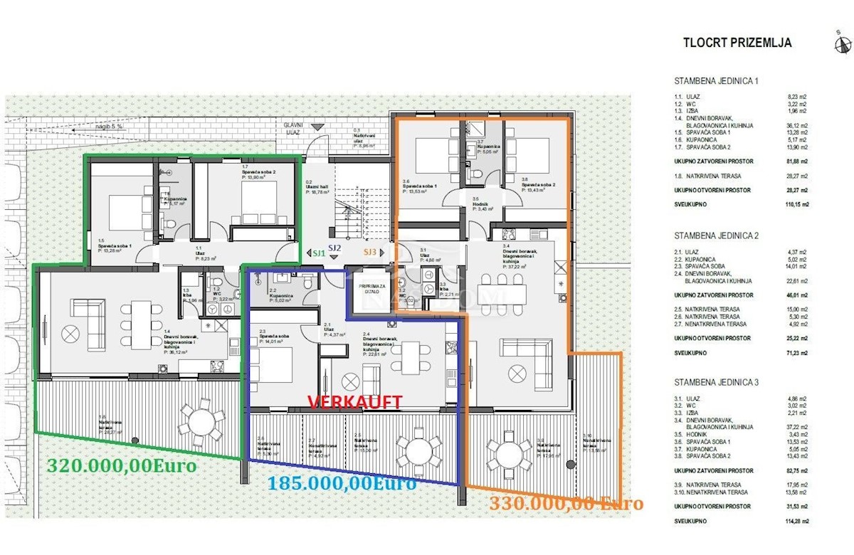 Apartmán Na prodej - ŠIBENSKO-KNINSKA  VODICE 