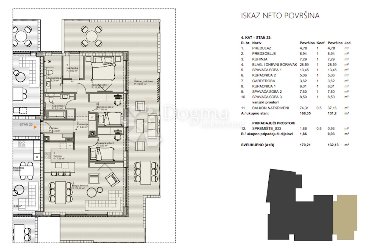 Appartement À vendre - VARAŽDINSKA  VARAŽDIN 