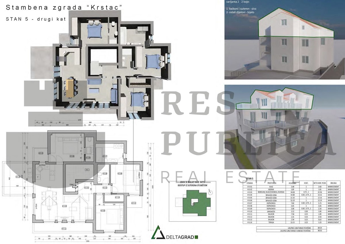 Appartement À vendre - DUBROVAČKO-NERETVANSKA  ŽUPA DUBROVAČKA 