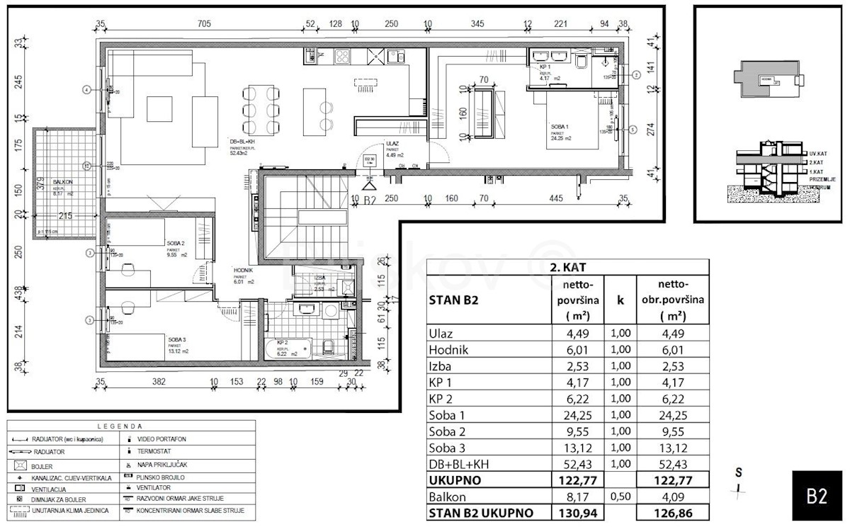 Apartmán Na predaj - GRAD ZAGREB  ZAGREB 