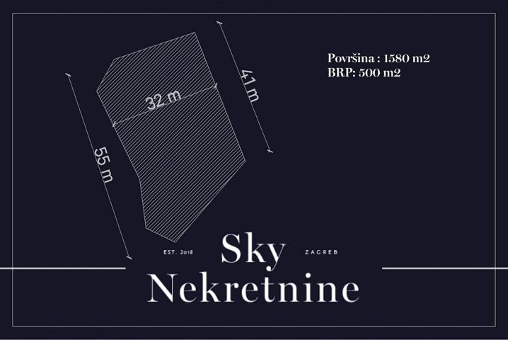 Terrain à vendre 1580 m² – Pantovčak