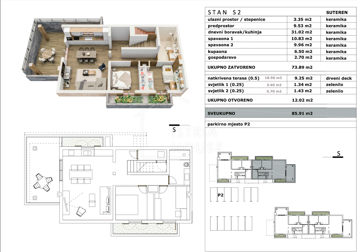 Apartment Zu verkaufen - ISTARSKA  UMAG 
