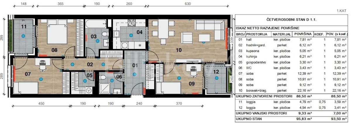 Apartma Naprodaj - GRAD ZAGREB  ZAGREB