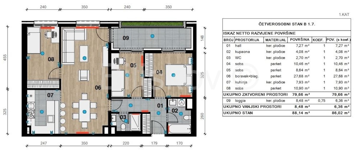 Apartmán Na predaj - GRAD ZAGREB  ZAGREB 