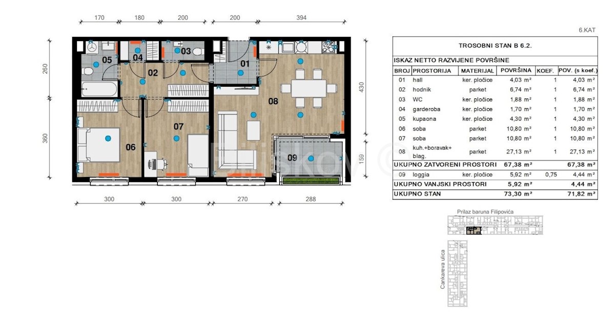 Apartma Na predaj - GRAD ZAGREB  ZAGREB 