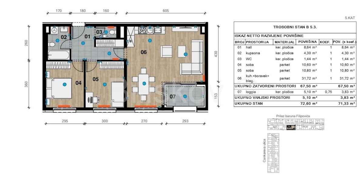 Apartma Naprodaj - GRAD ZAGREB  ZAGREB
