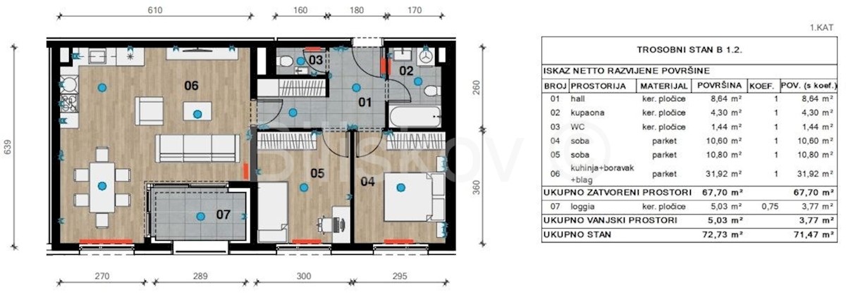 Apartmán Na prodej - GRAD ZAGREB  ZAGREB 